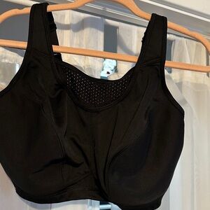 Glamorise sports bra 42F Black Women's Intimate Bra